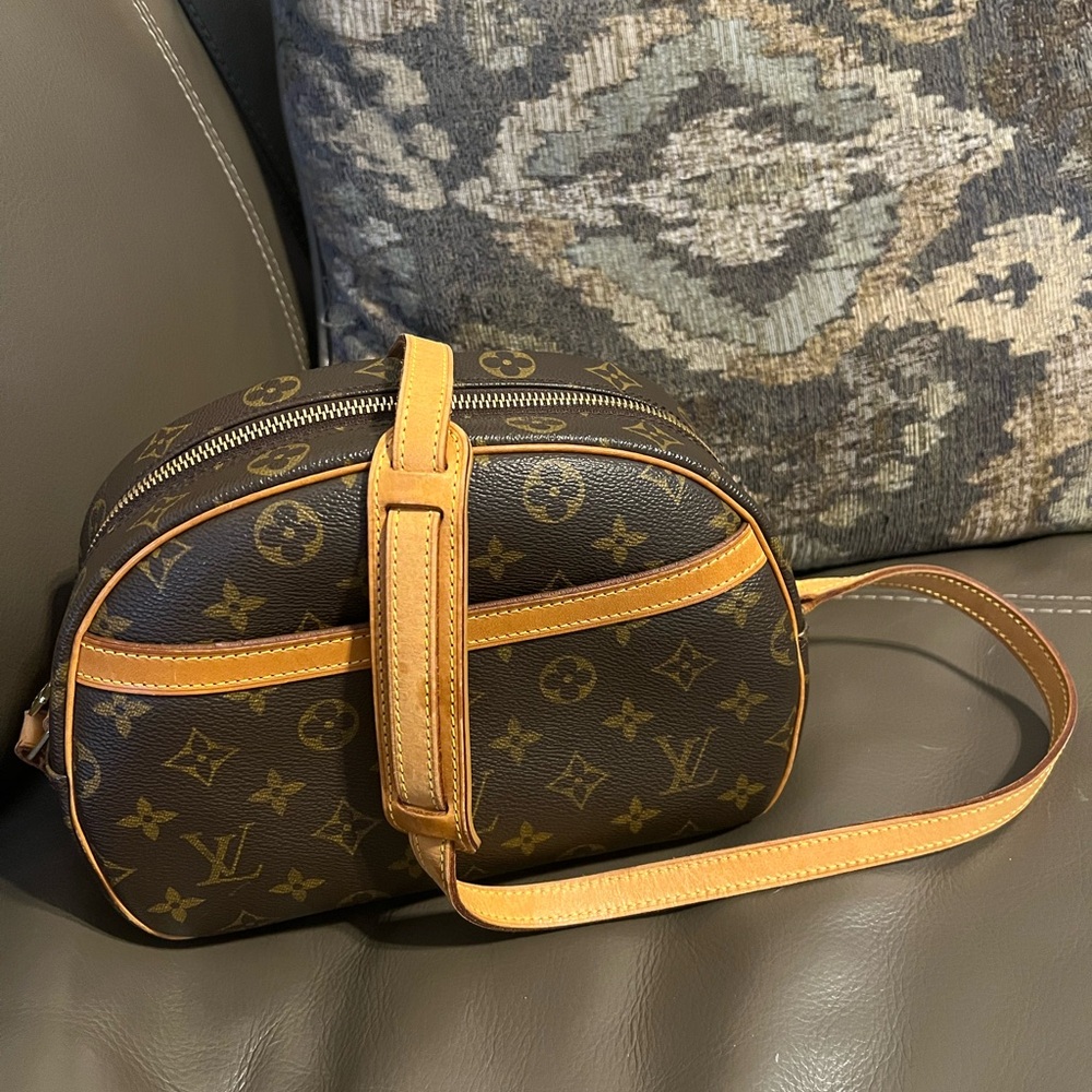 Louis Vuitton Brown and Tan Monogram Shoulder Bag